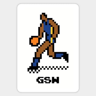 8-Bit Basketball - Golden State Magnet